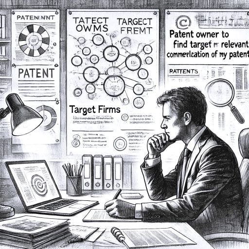 How to find relevant Target firms in Australia that would be interested in licensing or buying my Patent