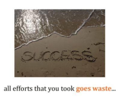 efforts goes waste