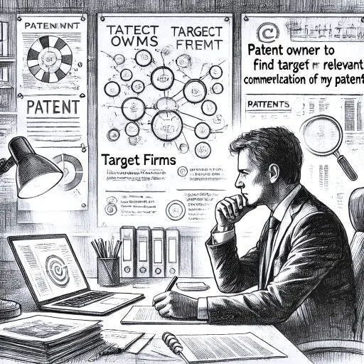 How to find relevant Target firms interested in my Patent